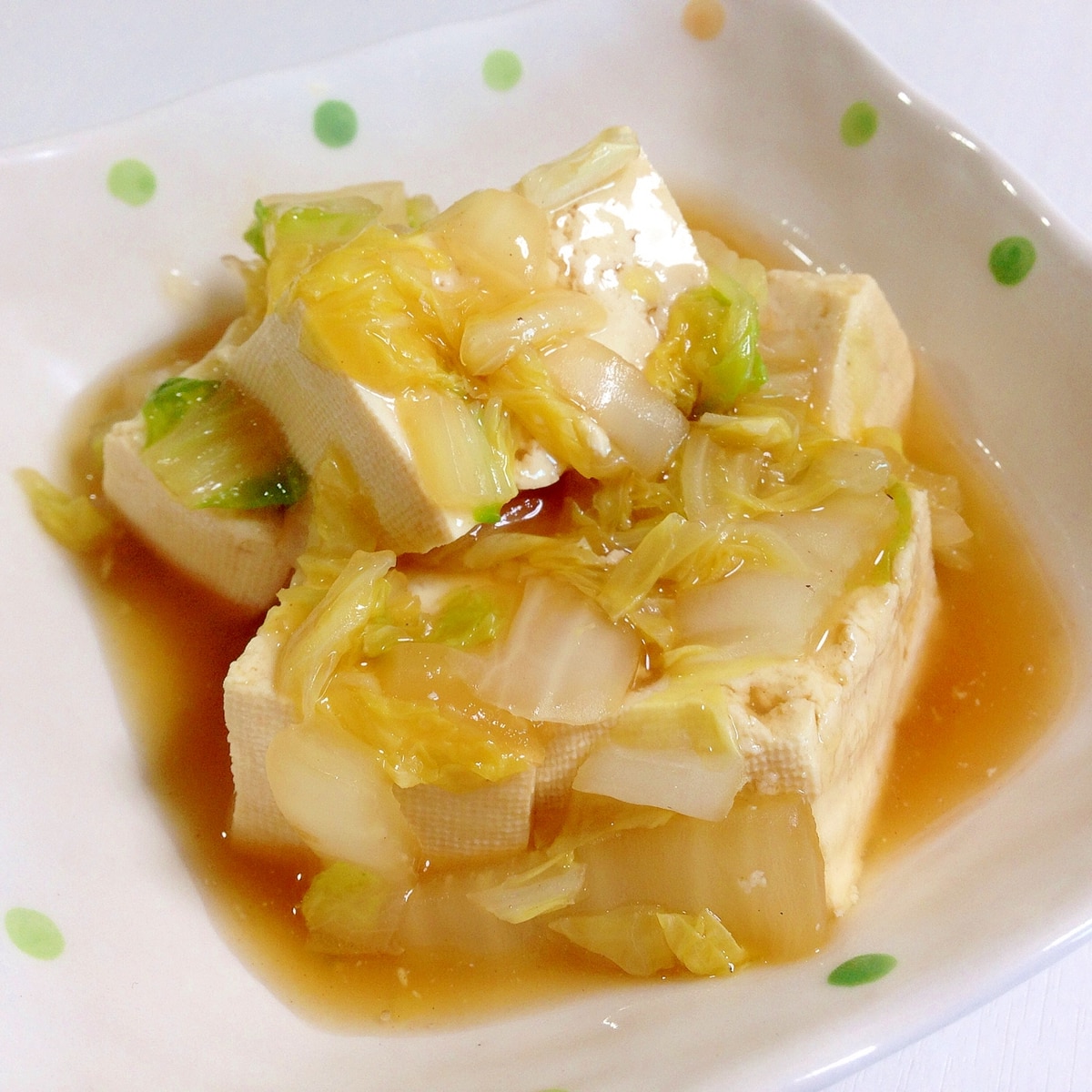 お手軽もう一品 豆腐と白菜のあんかけ レシピ 作り方 By うーころちゃん 楽天レシピ